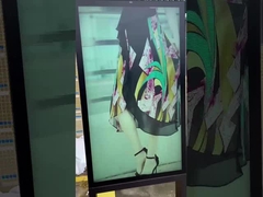 55'' IP66 چسبندگی نوری ضد آب 2500 نیت در فضای باز LCD تبلیغاتی کیوسک نمایش دیجیتال با ll