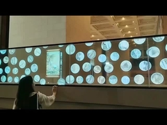 55 اینچ پانل خود انتشار شفاف صفحه نمایش OLED شفافیت بالا OLED تعاملی